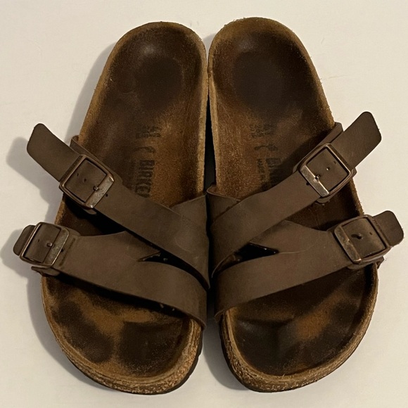 BIRKENSTOCK Yao Leather Double-buckle Sandals - Picture 8 of 16